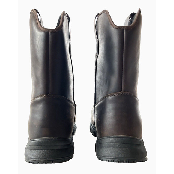 Propet Men's Size 14XX 9 in Electrical Composite Toe Work Safety Shoes Brown - Picture 4 of 10